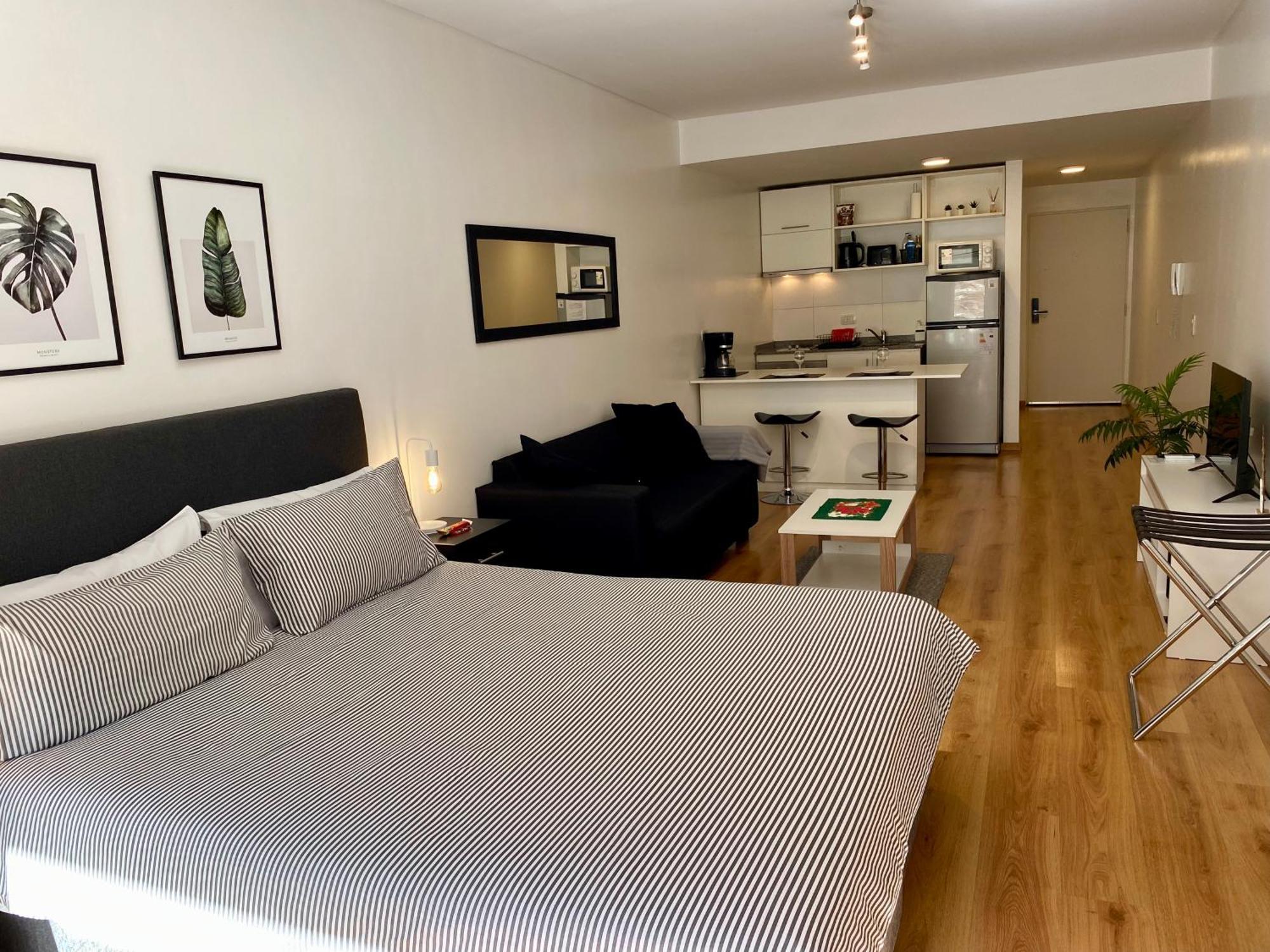 Apartamento Centrico Y Moderno Con Balcon, Piscina, Gimnasio Y Laundry Buenos Aires Exterior foto